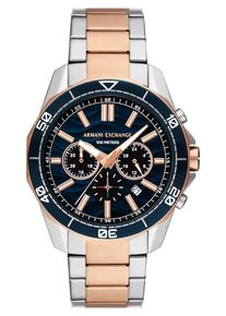 Armani Exchange Dames Analoog horloge nachtblauw / goud / zwart / zilver One Size