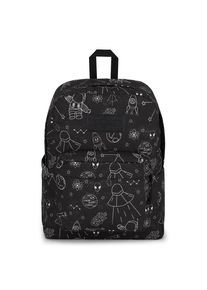 JanSport Heren Rugzak 'SuperBreak Plus ' zwart / wit One Size