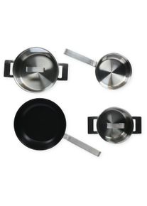 Neff Z9404SE0 Kochgeschirr-Set, 4-Teilig, induktionsgeeignet, Edelstahl