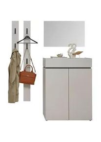 Voleo Garderobe , Kaschmir , Holzwerkstoff , 4-teilig , 140x199x40 cm , Garderobe, Garderoben-Sets & Garderoben-Serien
