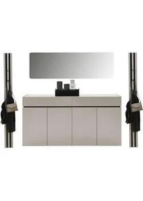 Voleo Garderobe , Kaschmir , Holzwerkstoff , 4-teilig , 230x199x40 cm , Garderobe, Garderoben-Sets & Garderoben-Serien