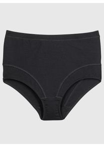 wäschepur Dames Tailleslip in zwart ,maat 40, Witt, 95% Katoen, 5% Elastan