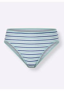 wäschepur Damen Jazzpants in 2x mint-gestreift + 2x mint-kariert ,Größe 36/38, Witt, 95% Baumwolle, 5% Elasthan
