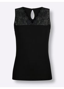 wäschepur Damen Blazershirt in schwarz ,Größe 38, Witt, 50% Baumwolle, 50% Modal