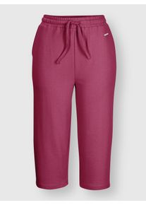 feel good Dames Capri-legging in malve ,maat 36/38, Witt, 50% Katoen, 50% Polyester