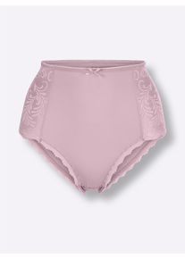 w&auml;schepur Dames Tailleslip met inzet van kant in roze ,maat 36/38, Witt, 86% Polyamide, 14% Elastan
