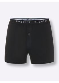 Bugatti Heren Boxershorts in zwart ,maat 5, Witt, 100% Katoen