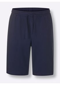Heren shortama in marine/oranje ,maat 44/46, Witt, 100% Katoen