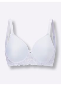 Sassa Mode Dames Beha met cups en beugel in wit ,maat 100B, Witt, 85% Polyamide, 15% Elastan