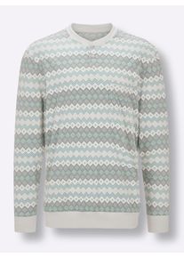 Heren Pyjama in lichtgrijs geprint ,maat 44/46, Witt, 100% Katoen