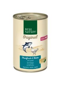 REAL NATURE Adult Thunfisch & Huhn mit Leinöl 6x400 g