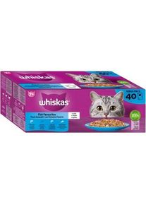 whiskas Mega Pack 7+ Fisch Auswahl in Gelee 40 x 85g