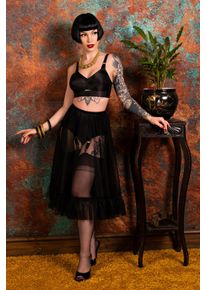 What Katie Did Sandra Frilly Petticoat in Schwarz