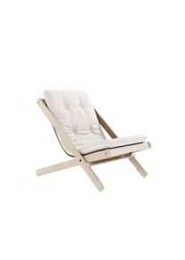 Karup Design Loungesessel »Boogie OUT, Klappstuhl inklusive gepolsterte Sitzauflage«, (1 St.), Sitzauflage: schnelltrocknend, wasserabweisend, Gestell aus Massivholz