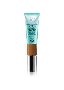 it COSMETICS Your Skin But Better CC+ Natural Matte fondotinta opacizzante SPF 40 da donna Rich Honey 32 ml