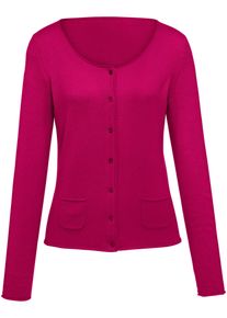 include - Vest van 100% kasjmier, pink, Maat 38, kasjmier