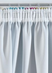 Mörkläggande gardinlängd med lekfullt mönster och återvunnen polyester (1-pack) - färgglad - storlek 225x130 cm - bonprix