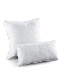 Fast mikrofiberkudde - vit - storlek 40x80 cm - bonprix