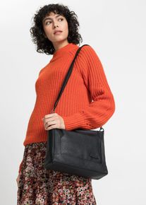 bonprix Mujer, Bolso de estilo bandolera con correa intercambiable, negro, 0