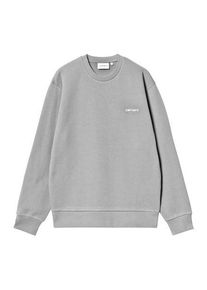 Carhartt Work In Progress Carhartt WIP Script Embroidery Sweater grey heather white Heren XL