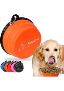 Petsation Faltbarer Reisenapf Orange 1 000 cm³