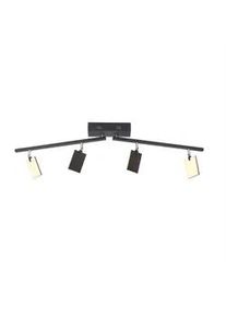 Neuhaus Pure Led-Strahler , Schwarz , Metall, Kunststoff , Uni , länglich , 95x22.5x101 cm , Farbtemperaturwechsler , Lampen & Leuchten, Leuchtenserien