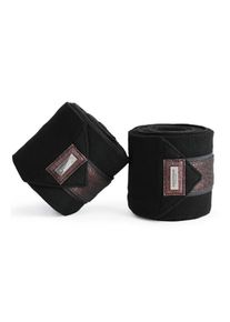 Equestrian Stockholm Bandages Mahogany Glimmer, Fleece Bandages, Set of 4