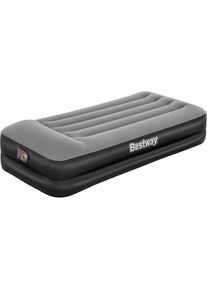 Bestway Luftbett »Aerolux« grau, Größe B/H/L: 97 cm x 46 cm x 191 cm , stabile PVC-Folie, Oberseite Velour-beflockt