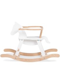 Pinolino® Schaukelpferd »Pinolino«, Aus Holz, Made In Europe weiß, Kinderschaukelpferd »Pinolino« aus massiver Buche