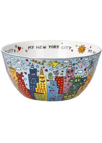 Goebel Dekoschale »Rizzi« Pop Art, Fine Bone China, James Rizzi - My New York City Day in bunt