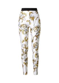 Versace Jeans Couture Dames Leggings geel / zwart / wit XS