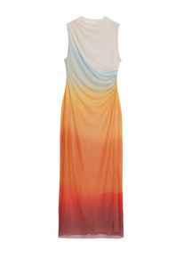 Desigual Dames Jurk blauw gemêleerd / oranje / wit gemêleerd 40