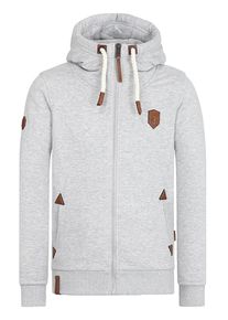 Naketano Sweatjacke 'Schwarzkopf' Herren graumeliert Größe XXL