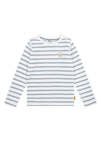 Steiff Collection Shirt taubenblau / weiß Größe 92