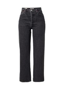 Levi's LEVI'S ® Dames Jeans 'Ribcage Straight Ankle' black denim 25