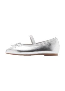 Mango Kids Baleriny 'GIGIPB' dla dziewczynek srebrny Rozmiar 21