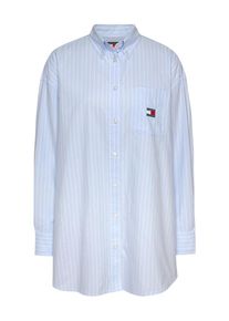 Tommy Jeans Camicia da donna Donna - blu chiaro / bianco