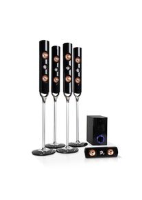 Auna Areal Nobility, 5.1 csatornás surround hangfal rendszer, 120 W RMS, BT 3.0, USB, SD, AUX