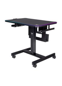 Birou Gaming Reglabil Thermaltake CycleDesk 100, Iluminare RGB (Negru)