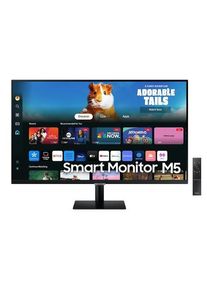 Monitor VA LED Samsung 32inch LS32DM500EUXDU, Full HD (1920 x 1080), Boxe, Bluetooth, HDMI, 4 ms (Negru)