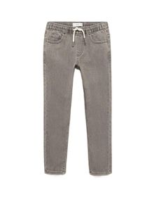 Mango Kids Jeans 'COMFY' grey denim Größe 128