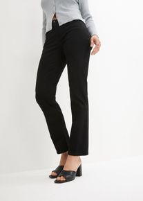 Stretch broek - zwart - maat 52 - met katoen - bonprix