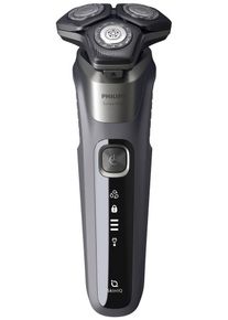 Philips S5587/10 Rasierer Folienrasierer Rotationsrasierer Trimmer Tocken-Nassrasur Akku carbongrau
