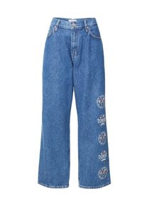 Tommy Jeans Dames Jeans 'Betsy' blauw denim / rood / wit 28