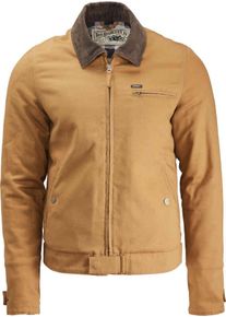 Rokker Canvas Jacket Motorrad-Textiljacke (Tabakbraun)