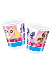 Procos 8 Littlest Pet Shop Love for Animals gobelets en plastique 200 ml