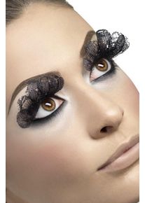 Smiffys Cils gothiques noirs