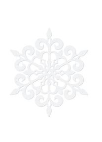 partydeco 10 flocons de neige décoratifs en papier 9cm