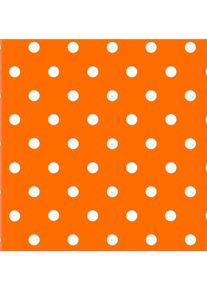 Procos Serviettes à pois 20 Mix Patterns orange 33cm