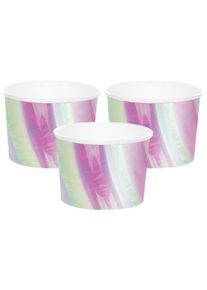 6 iriserende dessertkopper 266ml